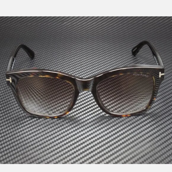 Women\'s Tom Ford Dark Havana Gradient Brown 52mm Sunglasses